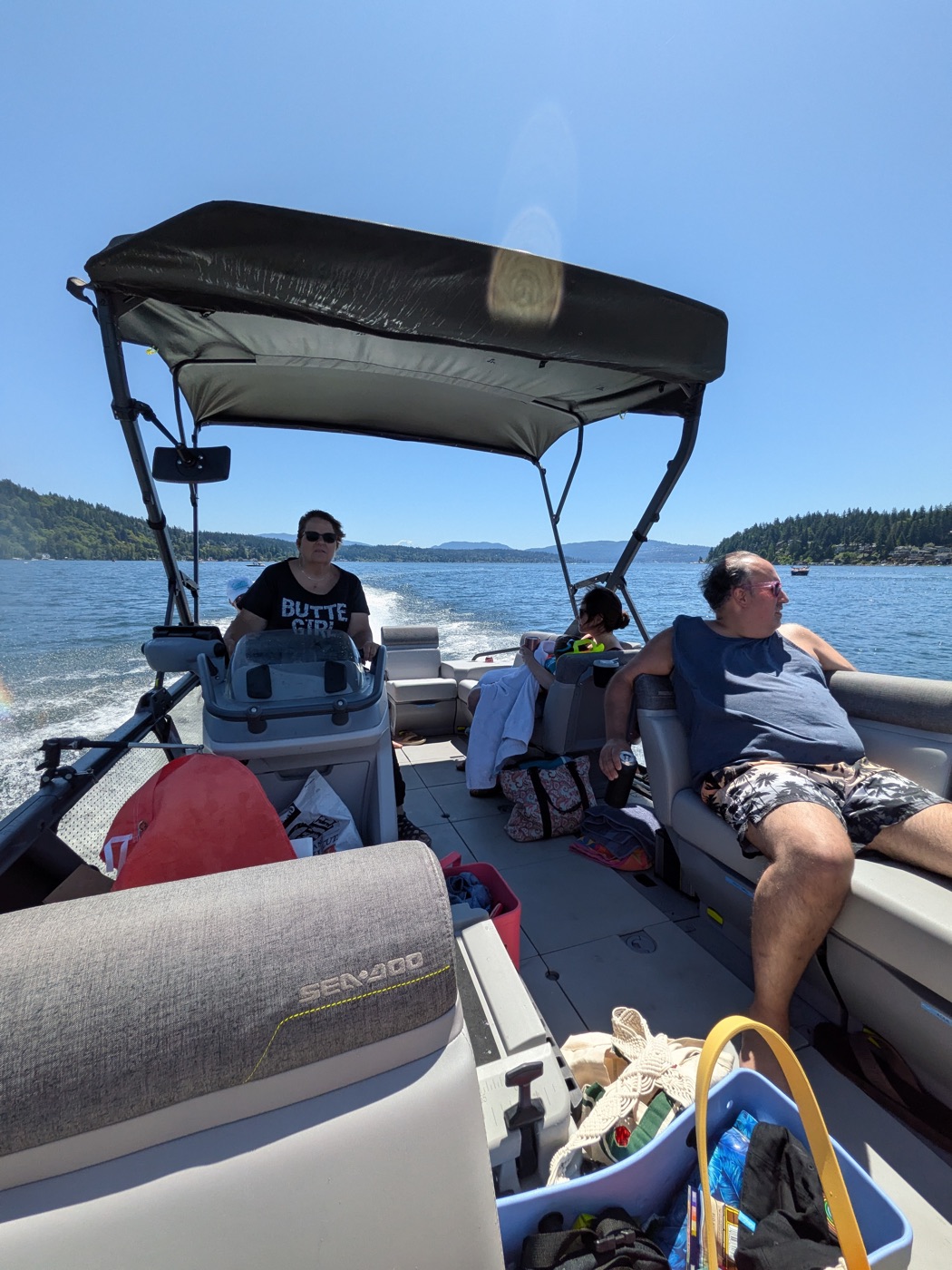 Hanging out on the lake